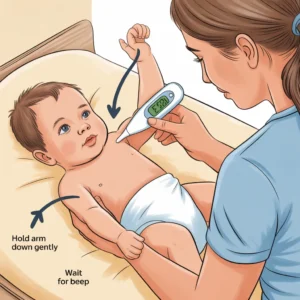 How To Check Armpit Temperature In Babies