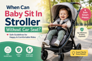 When Can Baby Sit In Stroller Without Car Seat