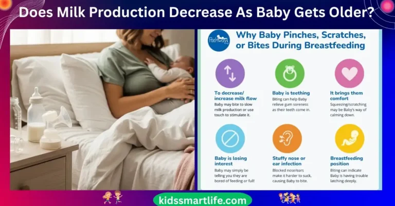 Does Milk Production Decrease As Baby Gets Older