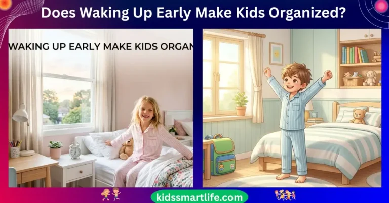 Does Waking Up Early Make Kids Organized